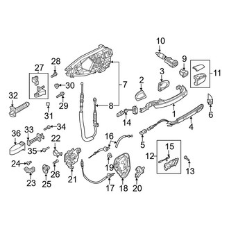 Audi OE - Front Door - Lock & Hardware