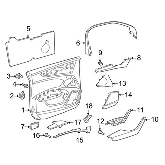Audi OE - Front Door - Interior Trim (Door Panel & Trim)