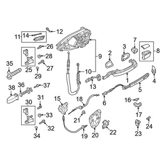 Audi OE - Rear Door - Lock & Hardware