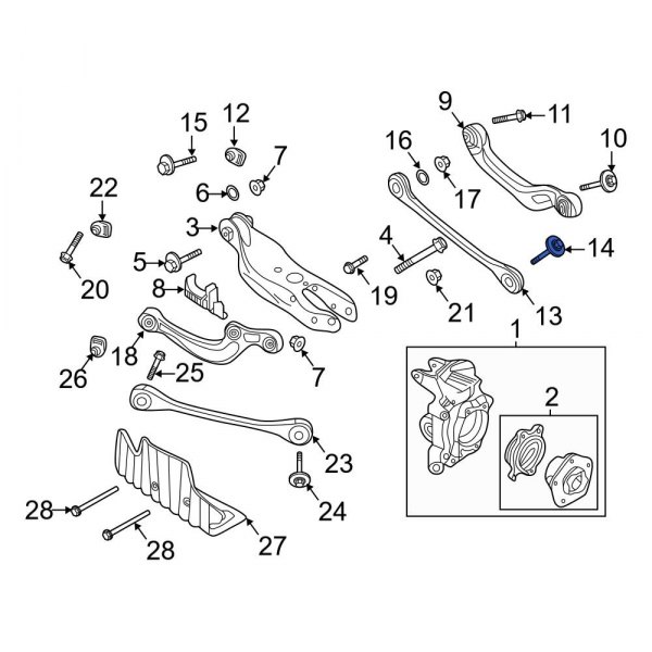 Lateral Arm Bolt