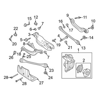 Audi OE - Rear Suspension - Suspension Components