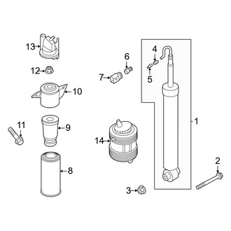 Audi OE - Rear Suspension - Shocks & Components