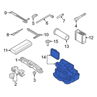Audi OE - Rear Floor Storage Compartment