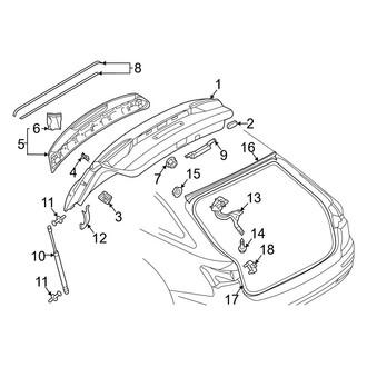 Audi OE - Lift Gate - Lid & Components