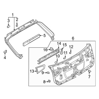 Audi OE - Lift Gate - Interior Trim