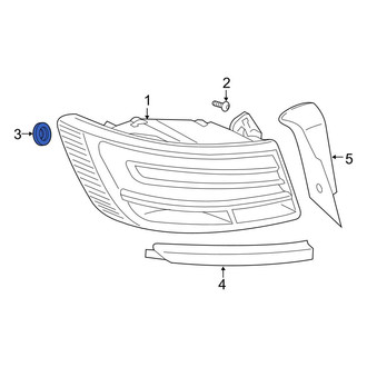Audi OE - Tail Light Grommet