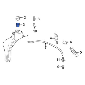 Audi OE - Rear Washer Fluid Strainer