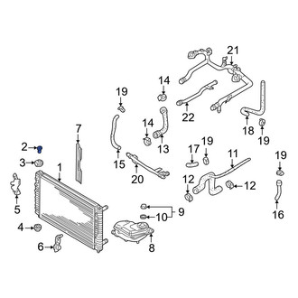 Audi OE - Radiator Mount Bolt