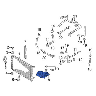 Audi OE - Engine Coolant Reservoir