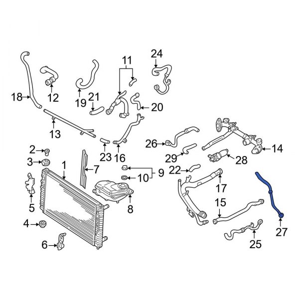 Turbocharger Coolant Line