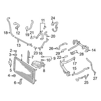Audi OE - Cooling - Radiator & Components