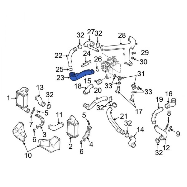 Turbocharger Outlet Tube