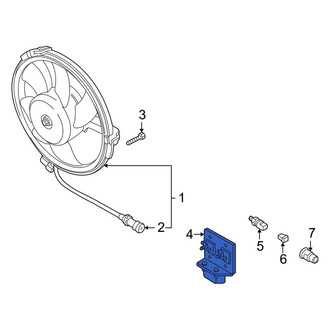 Audi OE - A/C Condenser Fan Motor Relay