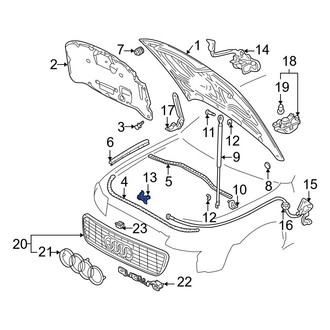 Audi OE - Front Hood Lock