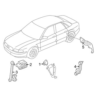 Audi OE - Electrical Components (Headlight Range Control)