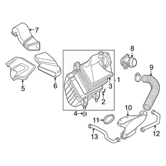 Audi OE - Engine / Transaxle - Air Intake (2.8L)