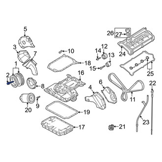 Audi OE - Engine Harmonic Balancer Bolt