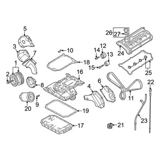 Audi OE - Engine / Transaxle - Engine Parts (2.8L)
