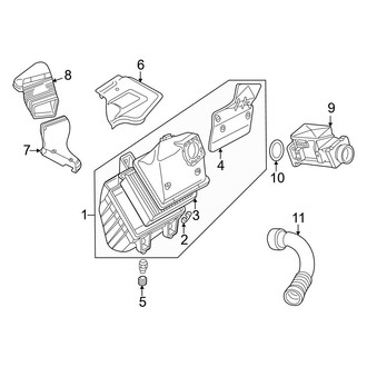 Audi OE - Engine / Transaxle - Air Intake (1.8L)