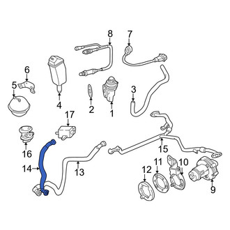 Audi OE - Secondary Air Injection Pump Hose