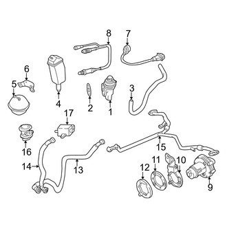 Audi OE - Emission System - Emission Components (Sedan 2.8L)