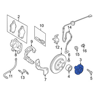 Audi OE - Front Wheel Hub