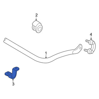 Audi OE - Front Suspension Stabilizer Bar Bracket
