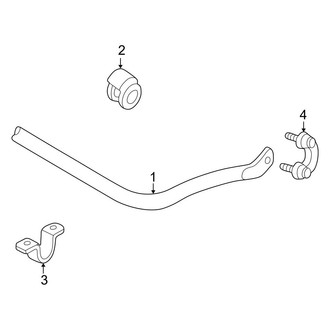 Audi OE - Front Suspension - Stabilizer Bar & Components
