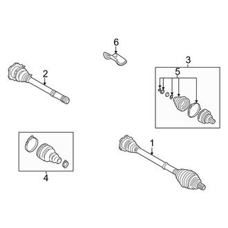 Audi OE - Front Suspension - Drive Axles