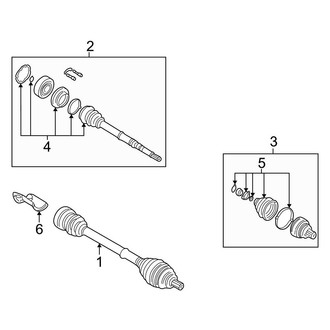 Audi OE - Front Suspension - Drive Axles (Automatic Tr)