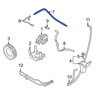 Audi OE - Power Steering Pressure Hose