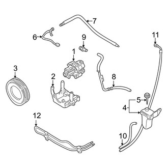 Audi OE - Steering Gear & Linkage - Pump & Hoses (2.8L)