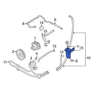 Audi OE - Power Steering Reservoir