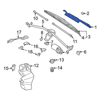 Audi OE - Left Wiper Arm