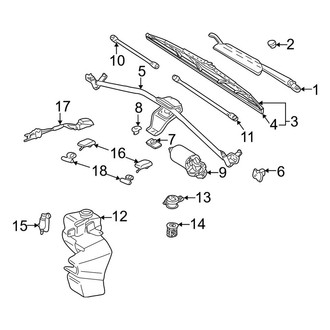 Audi OE - Windshield - Wiper & Washer Components