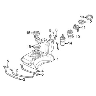 Audi OE - Fuel System Components (Sedan 1.8L / 2.8L)