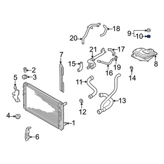 Audi OE - Engine Coolant Reservoir Cap Seal