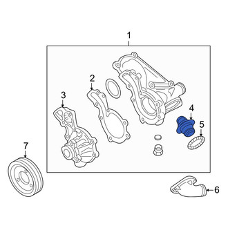 Audi OE - Engine Coolant Thermostat
