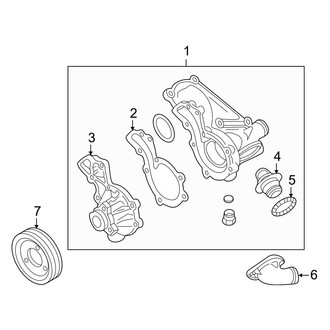 Audi OE - Cooling - Water Pump (1.8L)