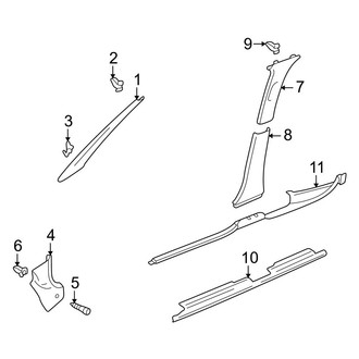 Audi OE - Pillars, Rocker & Floor - Interior Trim (Avant)