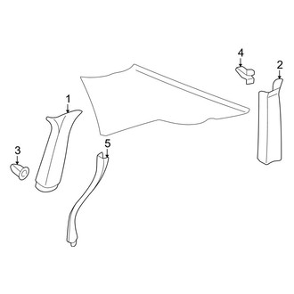 Audi OE - Quarter Panel - Interior Trim (Avant)