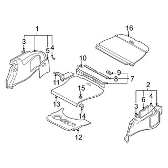 Audi OE - Rear Body & Floor - Interior Trim (Wagon)