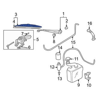 Audi OE - Rear Wiper Blade