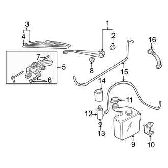 Audi OE - Lift Gate - Wiper & Washer Components (Avant)