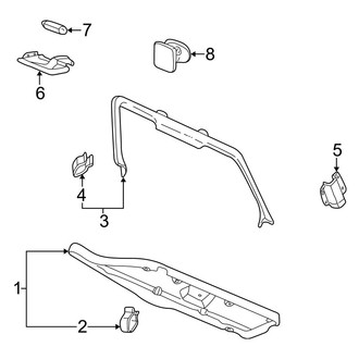 Audi OE - Lift Gate - Interior Trim (Wagon)