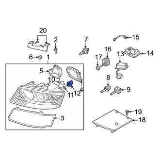 Audi OE - Front Turn Signal Light Socket