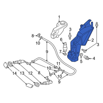 Audi OE - Lower Washer Fluid Reservoir