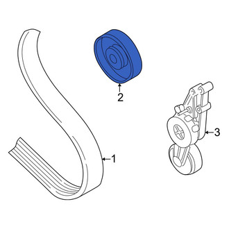 Audi OE - Accessory Drive Belt Idler Pulley