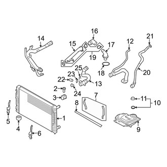 Audi OE - Cooling - Radiator & Components (3.0L)