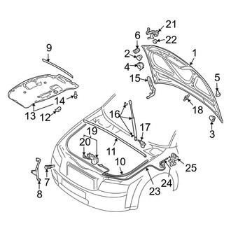 Audi OE - Hood & Grille - Hood & Components